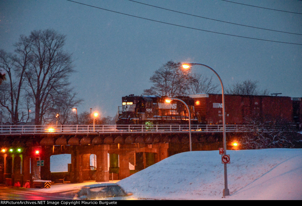 NS GP38-2 High nose Locomotive in the yard